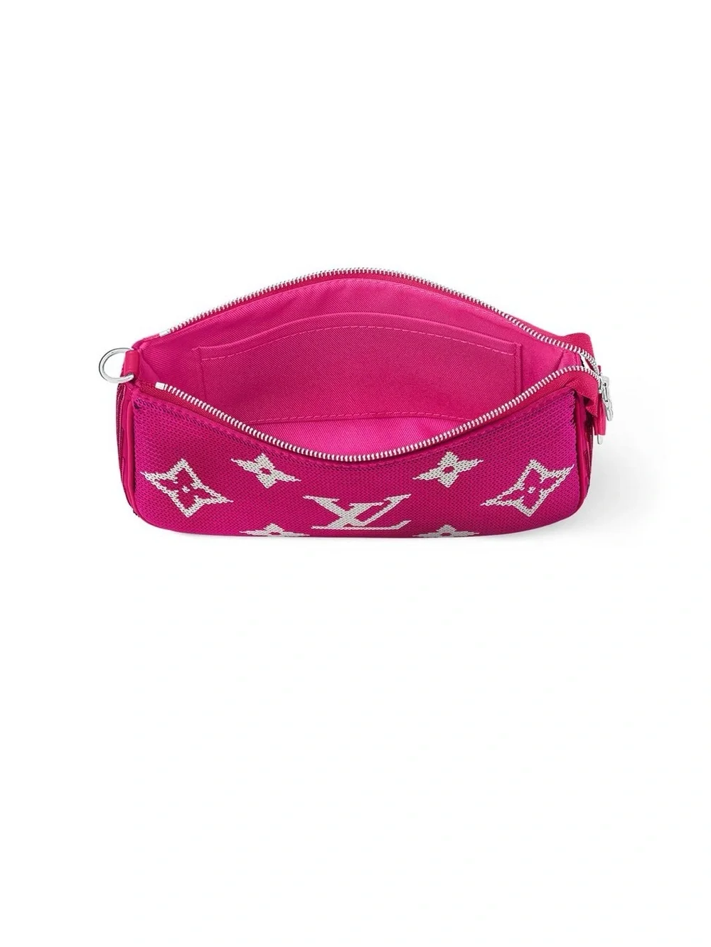 NEW Louis Vuitton Pink Sequins Giant Monogram Pochette Accessoires